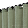 Reador Wholesale waterproof hotel quality polyester/cotton blend waffle weave shower curtain bathroom